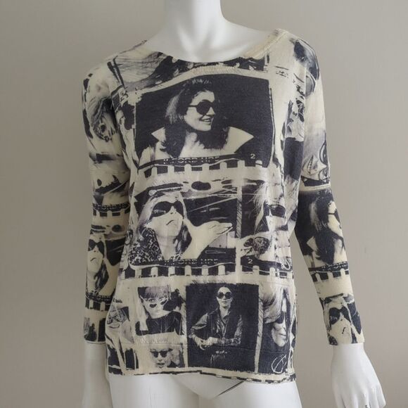 PRINTED ARTWORKS cashmere blend sweater Jackie O - Picture 2 of 9
